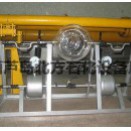透明球罐噴霧、噴粉測試、演示系統